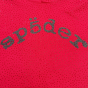 Spider Webstone AOP Hoodie In Burgundy