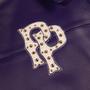 Pelle Pelle American Bruiser Womens Crop Jacket In Purple