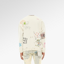Cult Of Individuality Crew Neck Sweatshirt In Vintage Winter Cream
