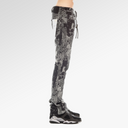 Cult Of Individuality Lenny Bootcut Jeans In Digi Black