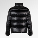 Moose Knuckles Kings Down Shiny Puffer Jacket In Black