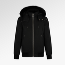 Moose Knuckles Original Ballistic Bomber Fur Black On Black Fur