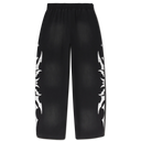 Lost Shdws Acid Wash Sweatsuit In Black