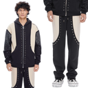 Valabasas Poncho Fleece Suit In Black