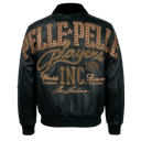 Pelle Pelle Players Inc Jacket In Black & Gold