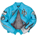 Pelle Pelle World Famous Pelle Pelle Womens Jacket In Teal Blue