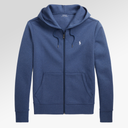 Polo Ralph Lauren Double-Knit Full-Zip Sweatsuit In Blue Heather