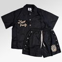 Saint Vanity Nylon Shirt & Short In Black
