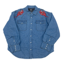 Warren Lotas Padded Denim Western Shirt